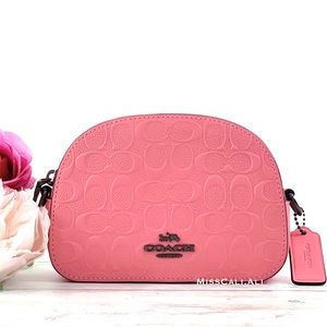 NWT COACH Mini Serena Pink Lemonade Crossbody Bag